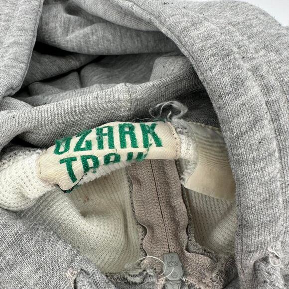 Vintage Drop Shoulder Ozark Double Face Hoodie 1980s gray men’s L - Picture 3 of 8